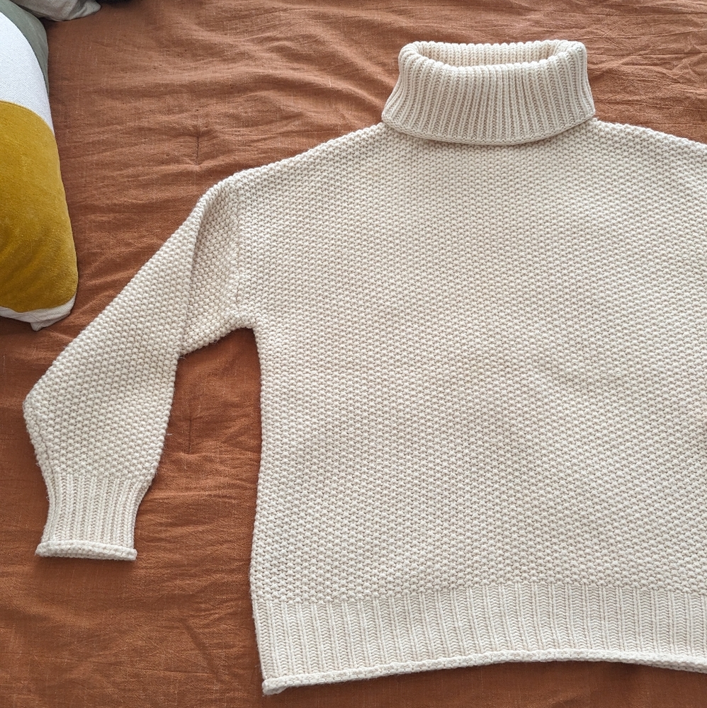 Cream sweater